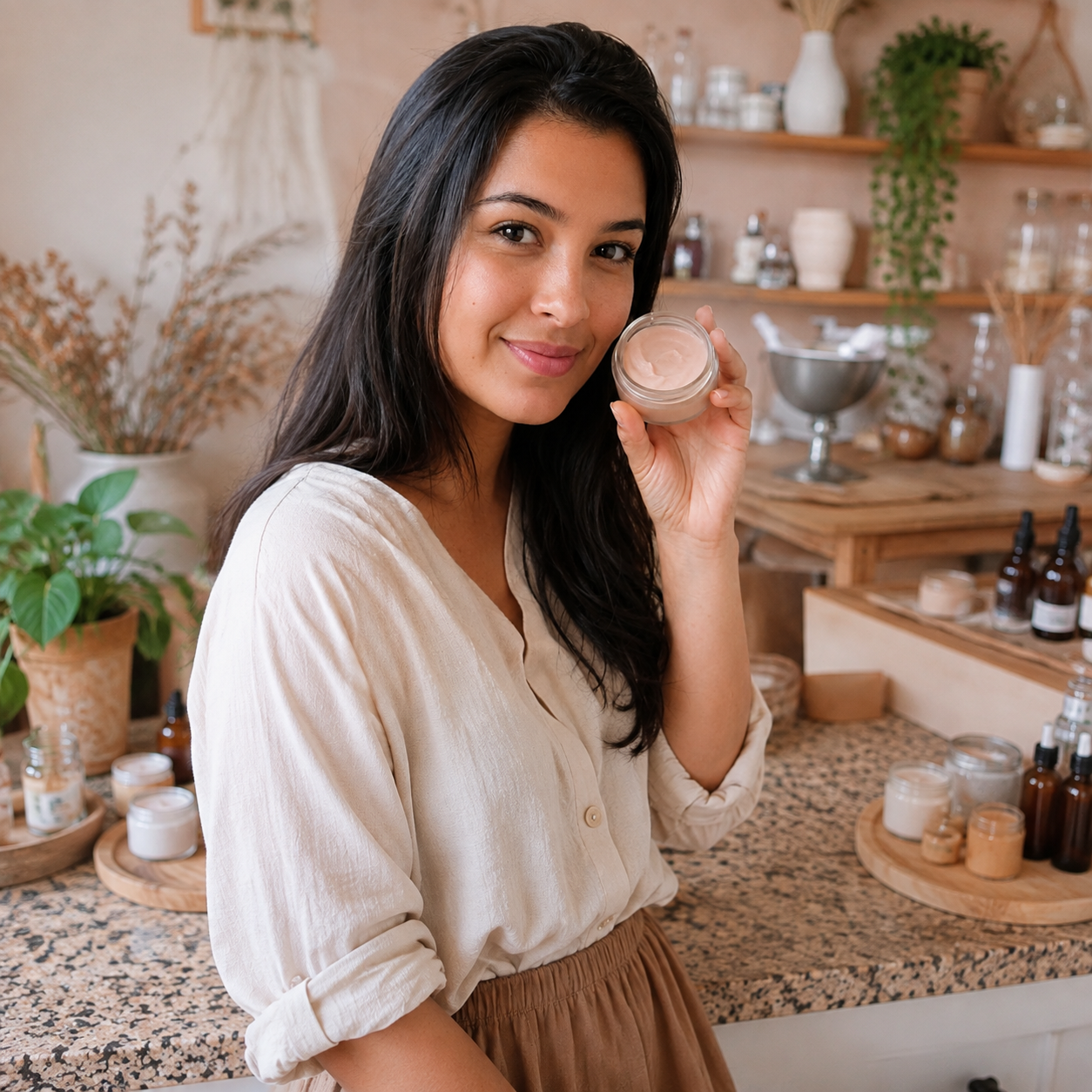 Camila Silva, criadora do material Cosméticos que Parecem Doces